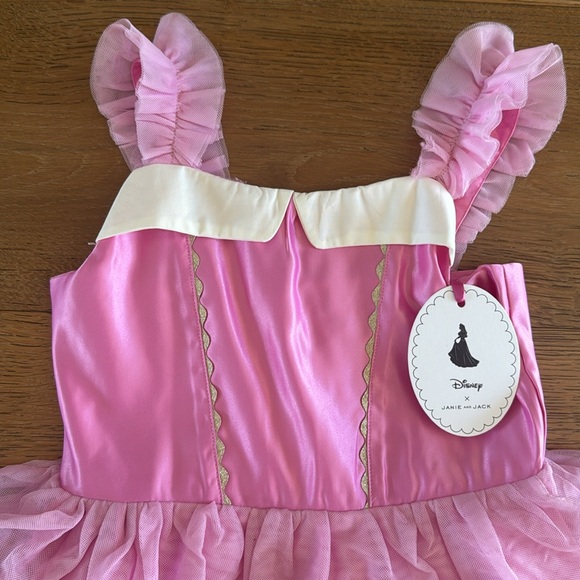 NWT Janie and Jack Disney Aurora Dress Size 6 - Picture 2 of 5